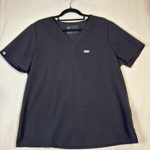 FIGS Technical Collection Catarina One Pocket Scrub Top Size XL Black 1494